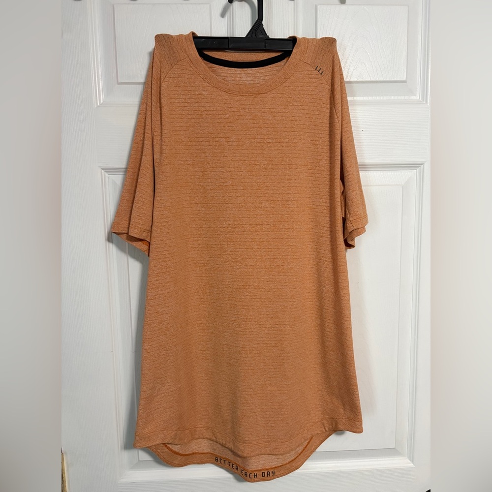 lululemon athletica Orange Short Sleeve Tee